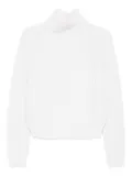 Allude ribbed turtleneck sweater - Neutrals