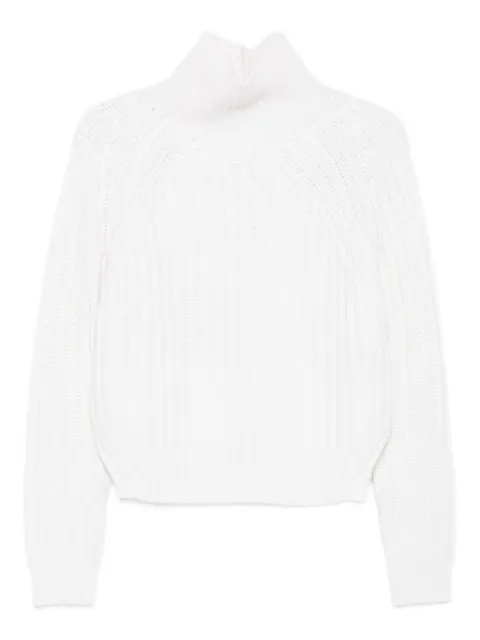 Allude ribbed turtleneck sweater