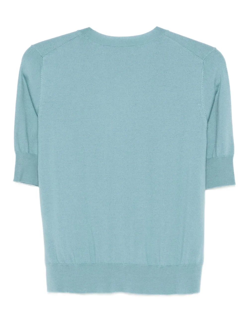 P.a.r.o.s.h Short-sleeves Round-neck Top In Blue