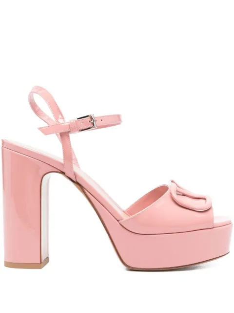 Valentino Garavani 115mm VLogo Signature leather sandals