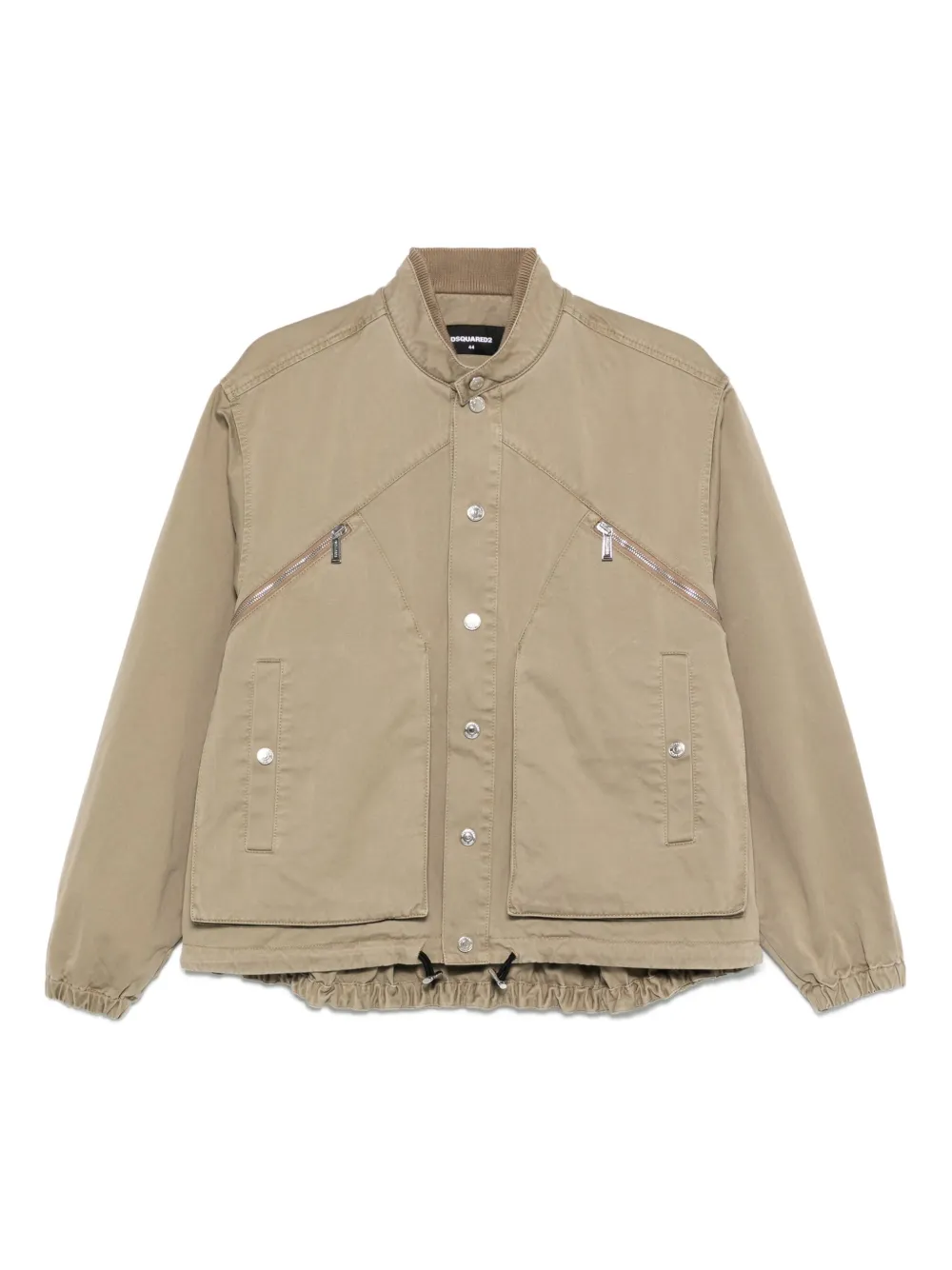 DSQUARED2 Jack met ritszak en knoopsluiting Beige