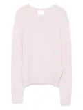 Allude cable-knit sweater - Pink