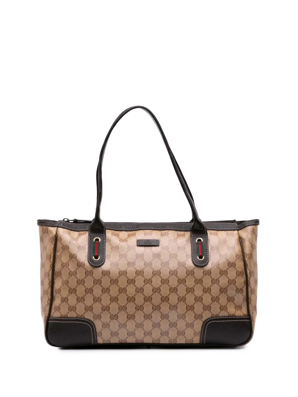 Gucci Pre-Owned 2000-2015 GG Crystal Princy tote bag | Brown | Image 1