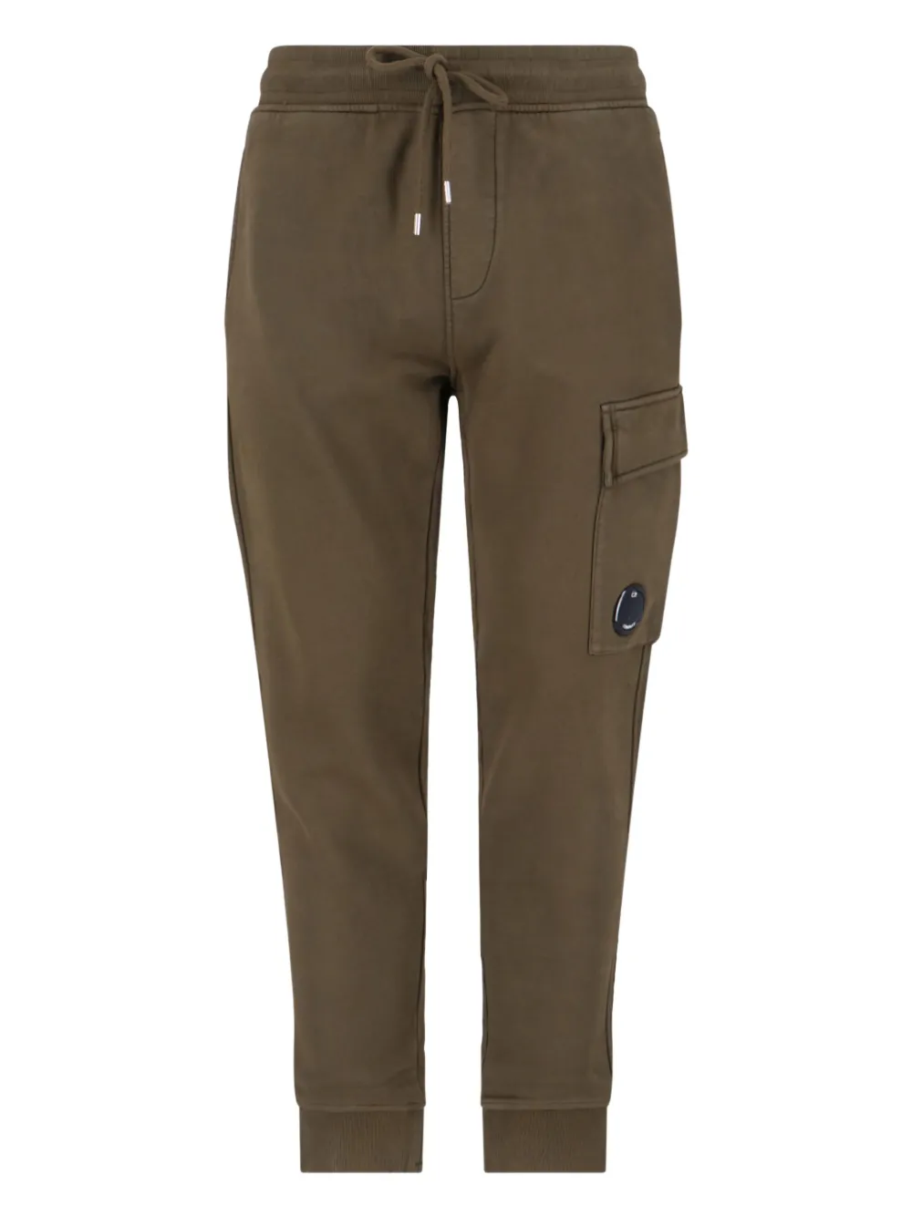 C.P. Company cargo-pocket drawstring track pants Groen