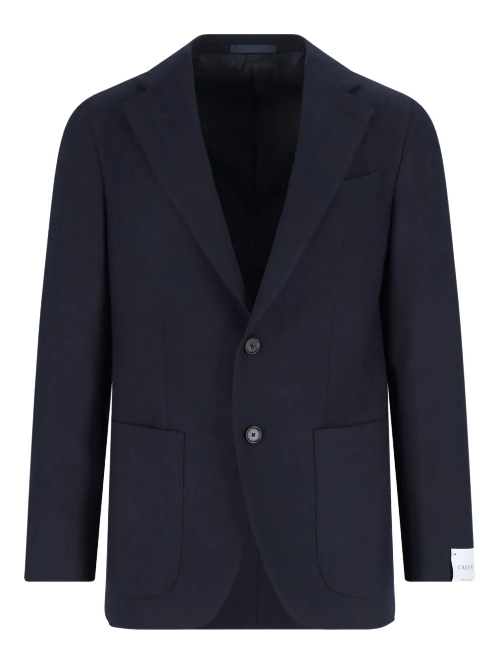 Caruso single-breasted blazer Blauw
