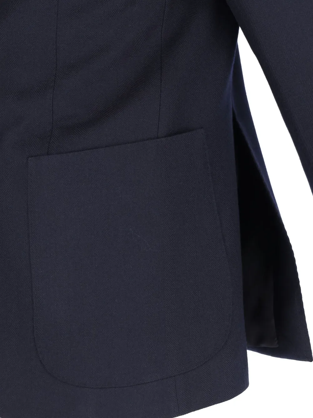 Caruso single-breasted blazer Blauw