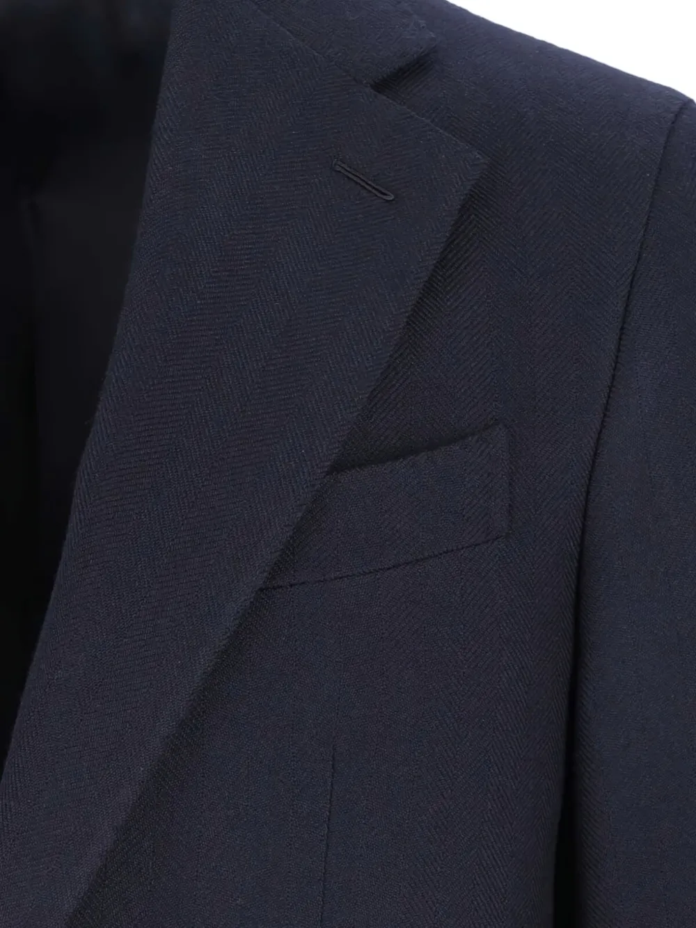 Caruso single-breasted blazer Blauw