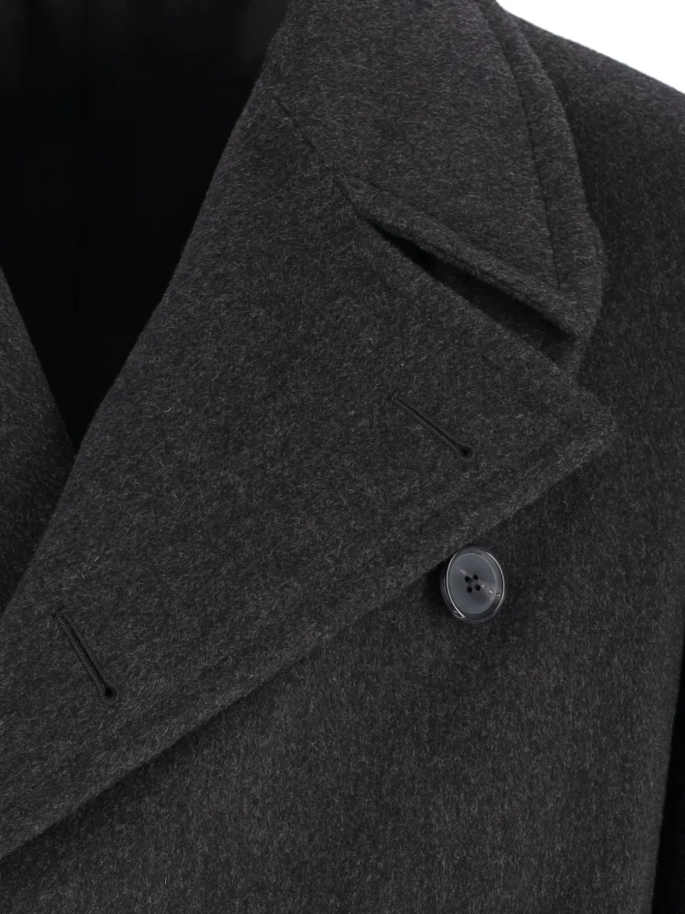 Caruso double-breasted coat Grijs
