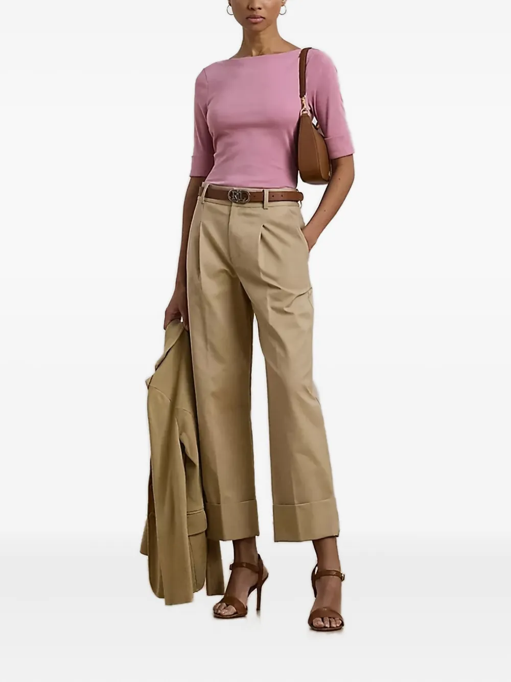 Lauren Ralph Lauren T-shirt met korte mouwen Roze