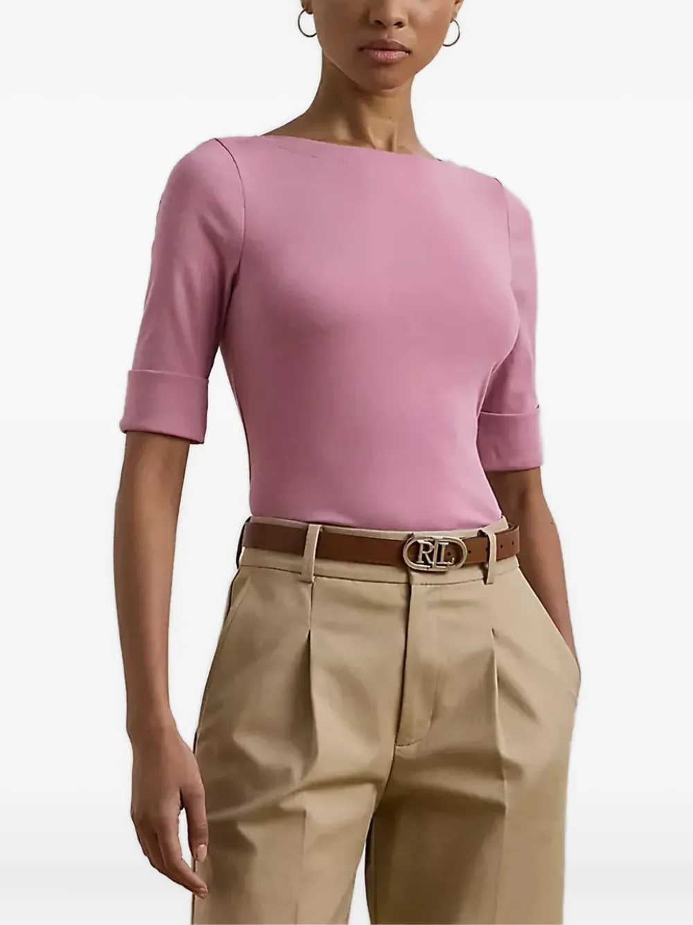 Lauren Ralph Lauren T-shirt met korte mouwen Roze