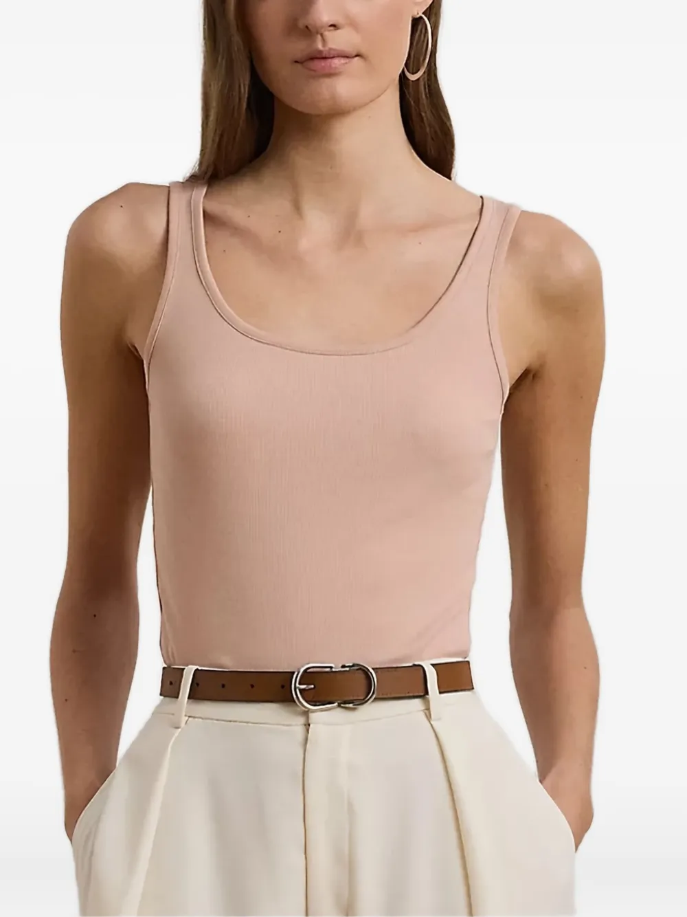 scoop-neck top