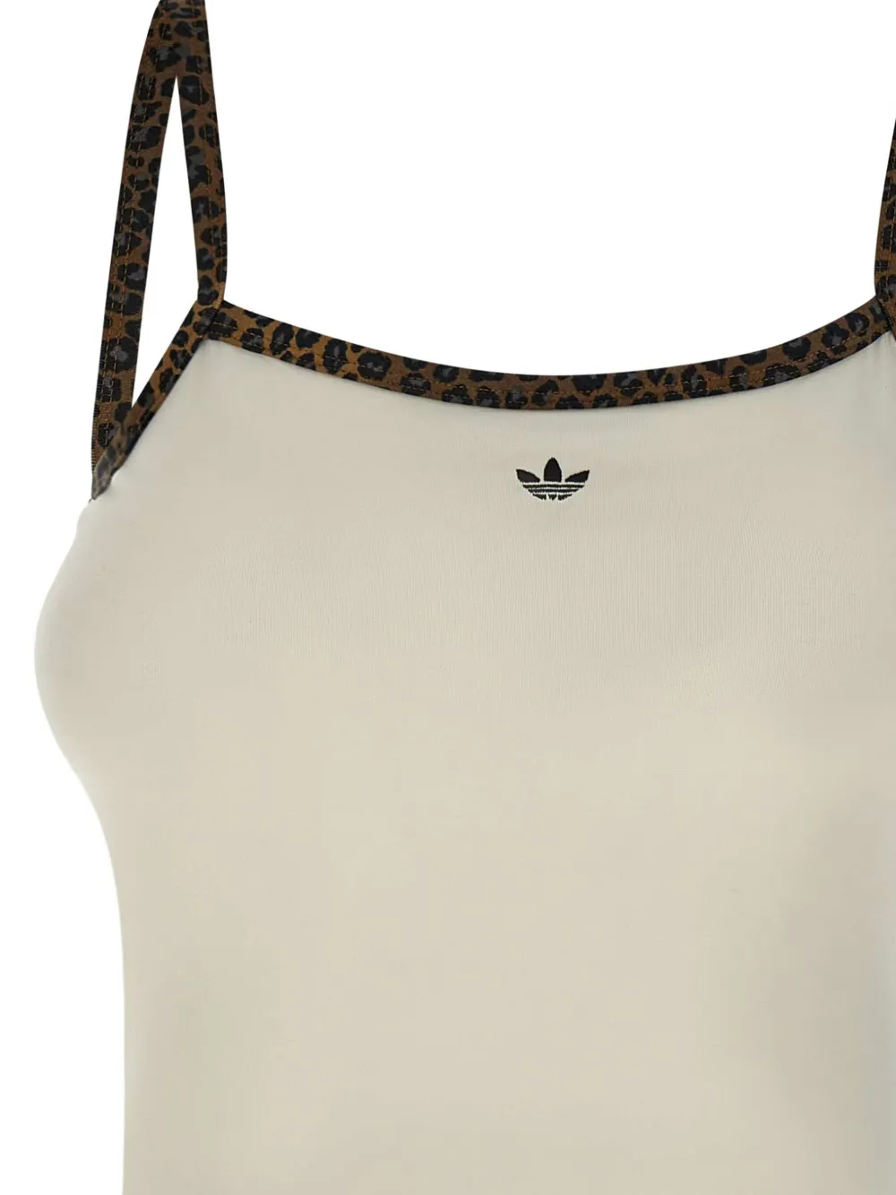 adidas Tanktop met luipaardprint Wit
