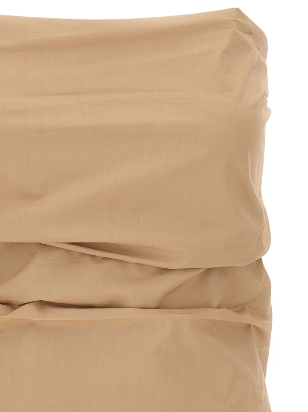 kaos Strapless gilet met elastische rug Bruin