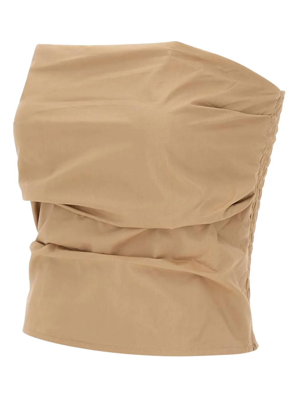 kaos Strapless gilet met elastische rug Bruin