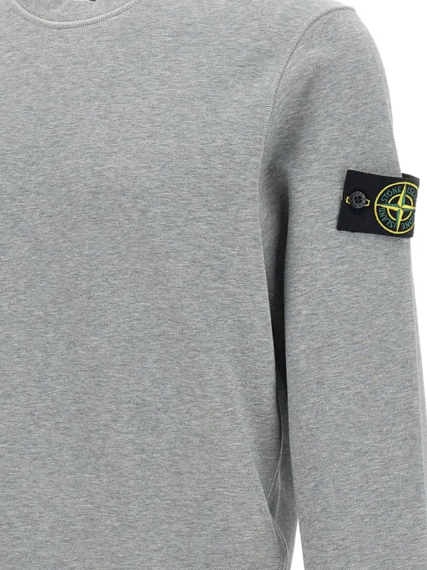 Stone Island crew-neck Sweatshirt | Grey | FARFETCH MY Stone Island crew-neck Sweatshirt | Grey | FARFETCH MY