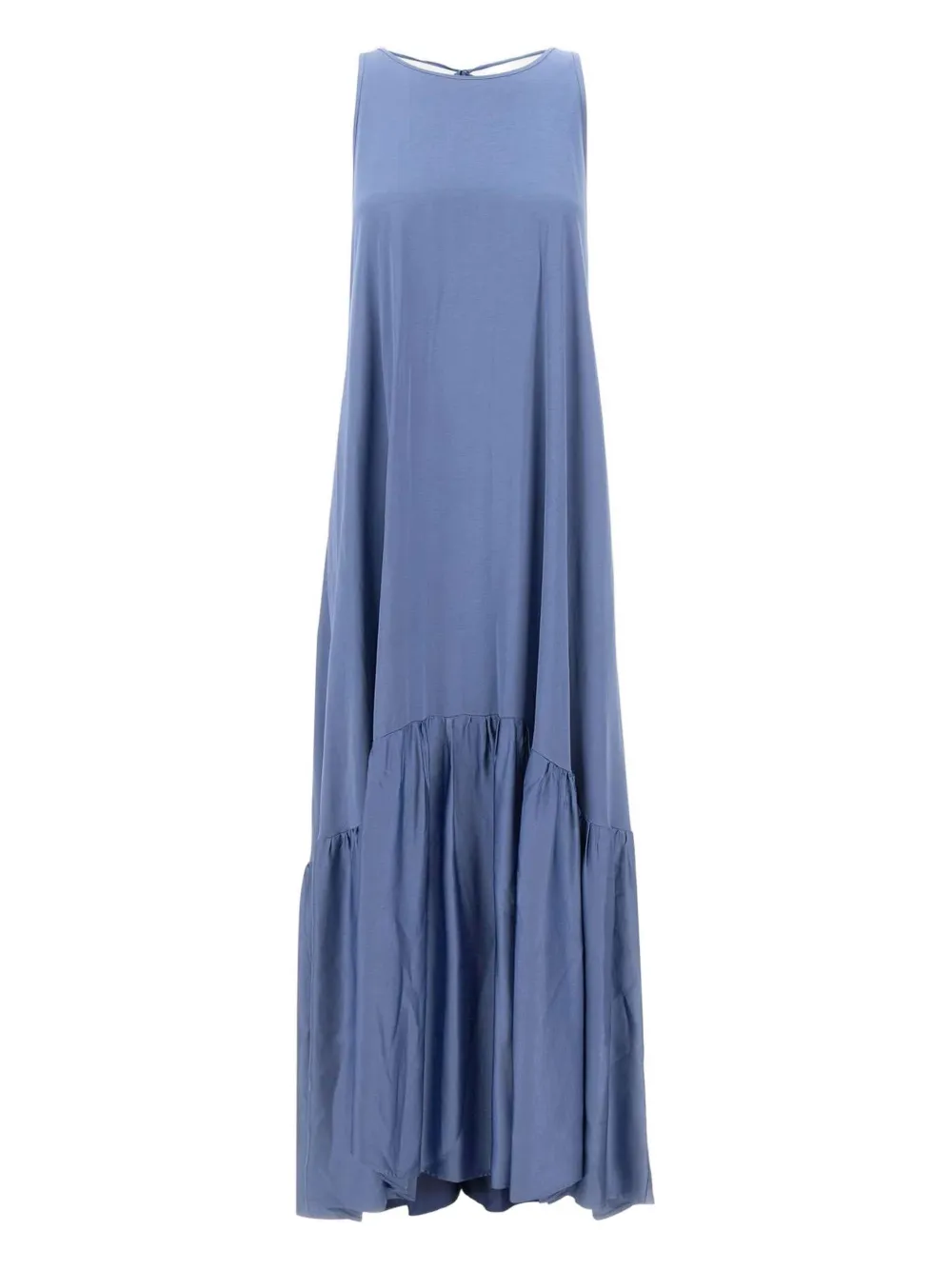 sleeveless ruffled day dress
