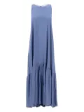 kaos sleeveless ruffled day dress - Blue
