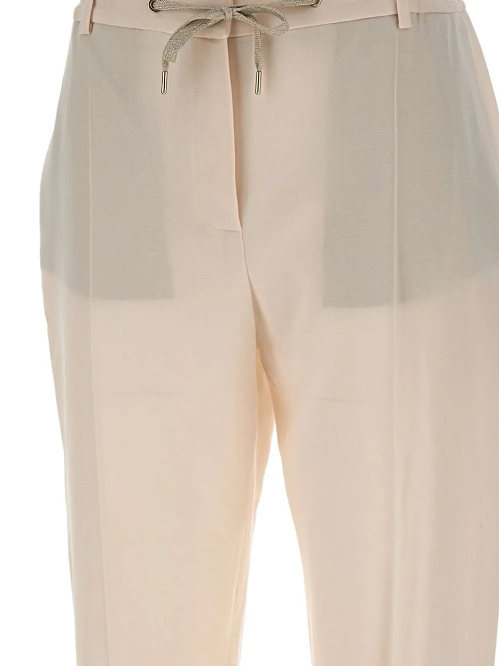 Eleventy drawstring-cuffed trousers Beige