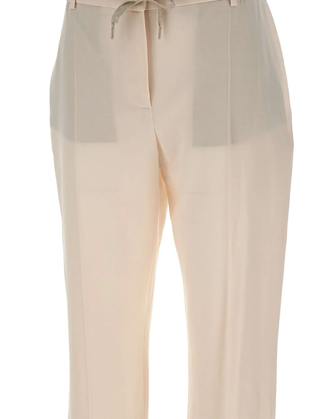 Eleventy drawstring-cuffed trousers Beige