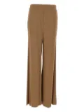 kaos elastic-waist straight trousers - Brown