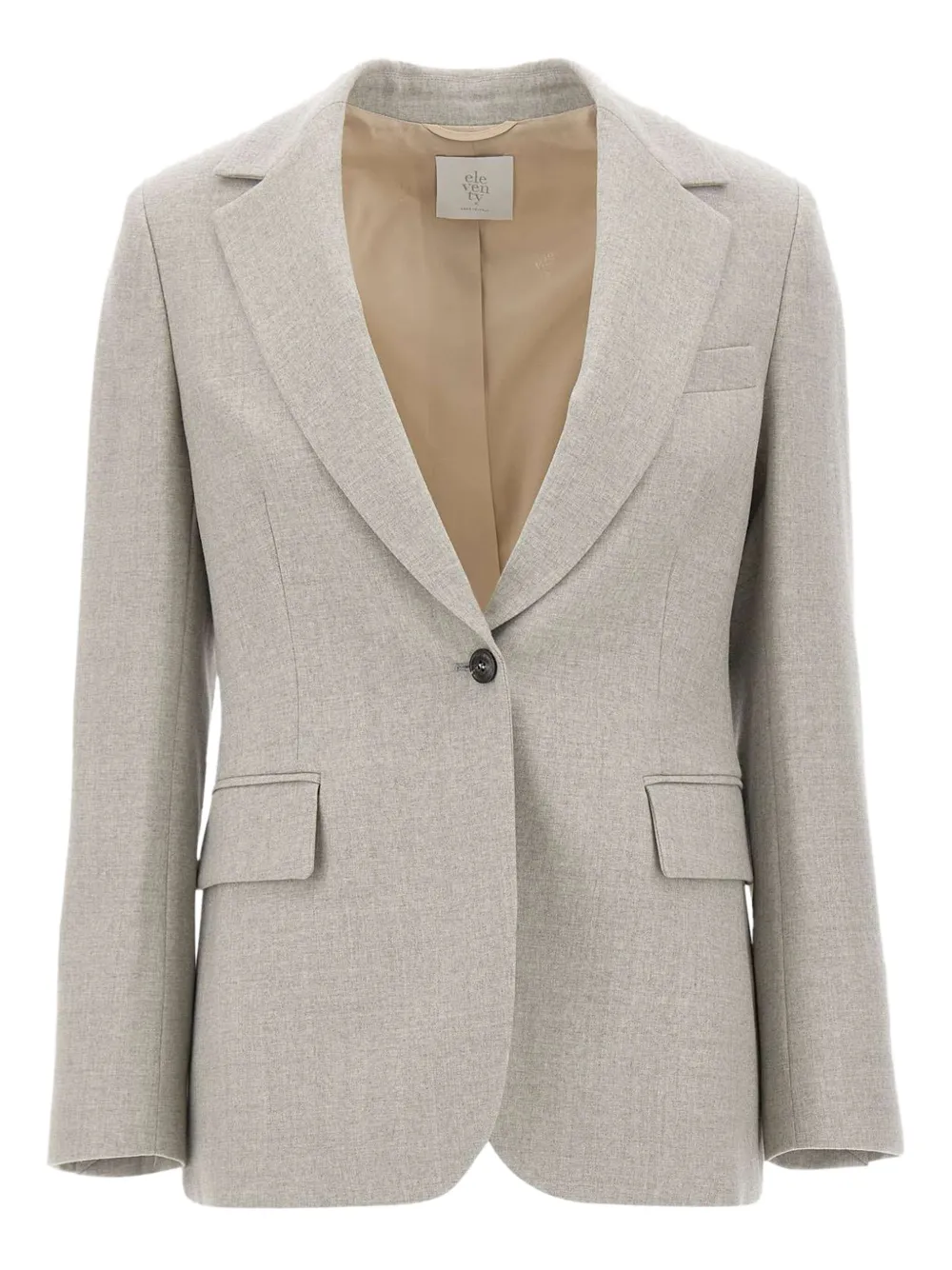 Eleventy single-breasted blazer Grijs