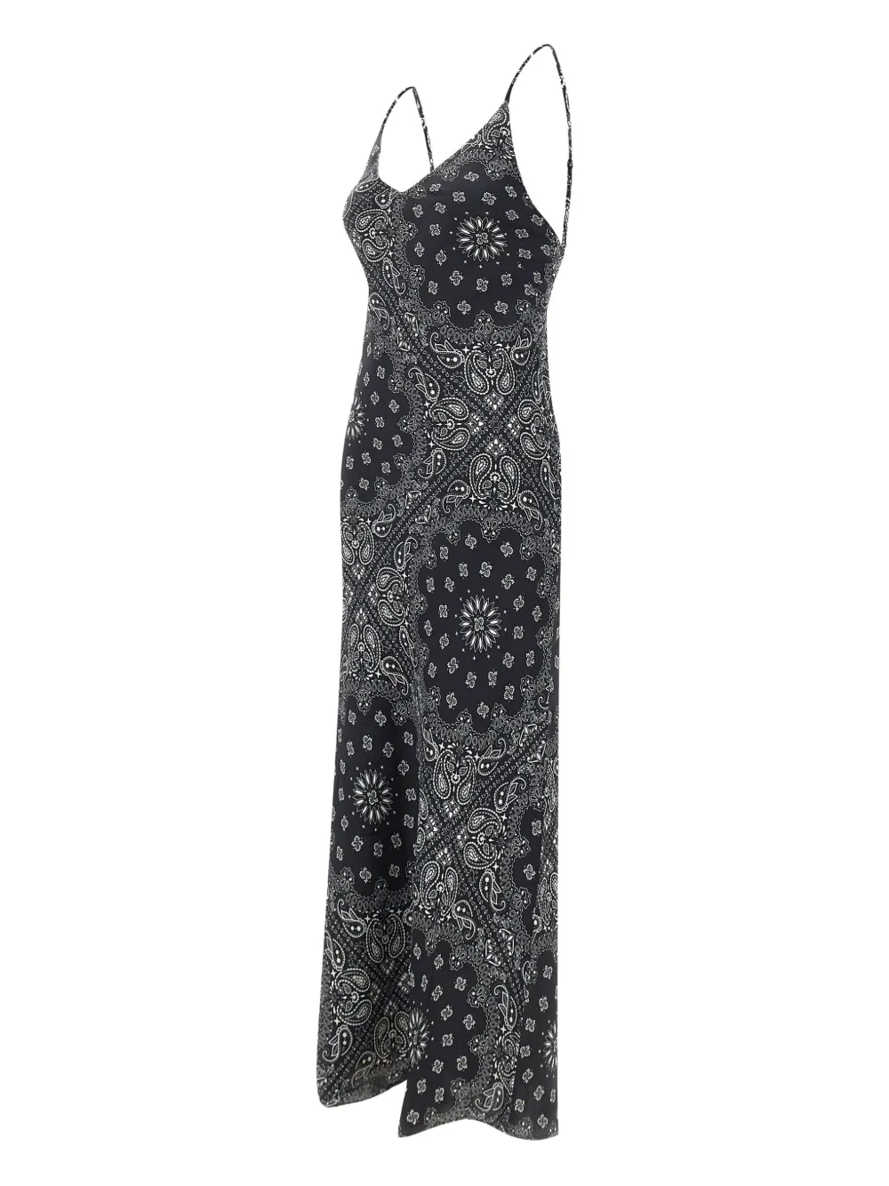MC2 Saint Barth Jurk met paisley-print - Zwart