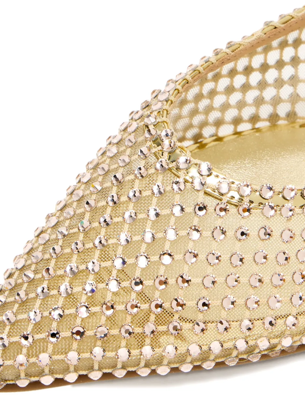 Le Silla Gilda slinback ballerina's met kristallen Goud