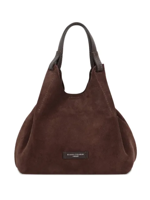 GIANNI CHIARINI Dua suede tote bag