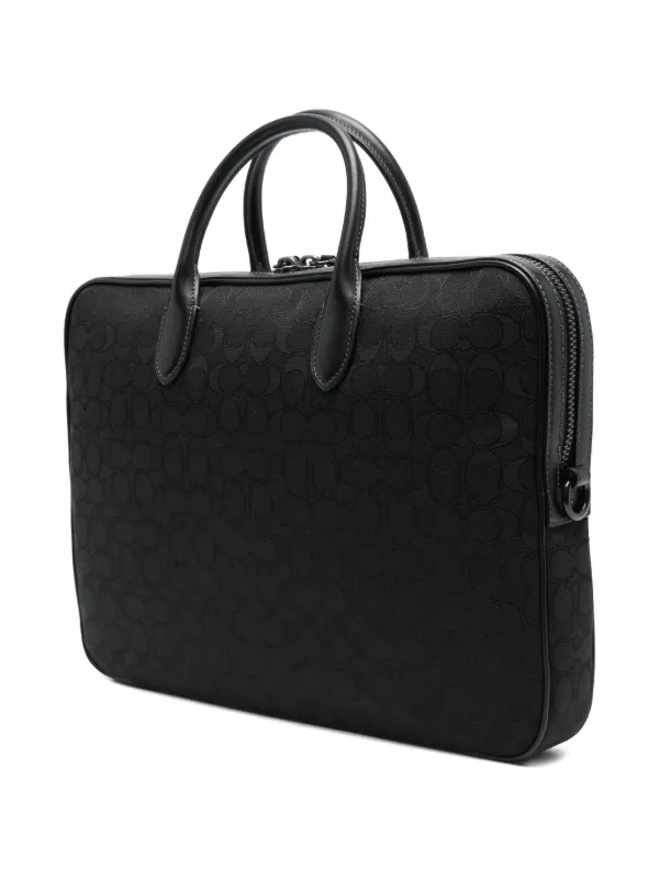 Coach Theo Monogram Laptop Bag Black FARFETCH IN - Main Image