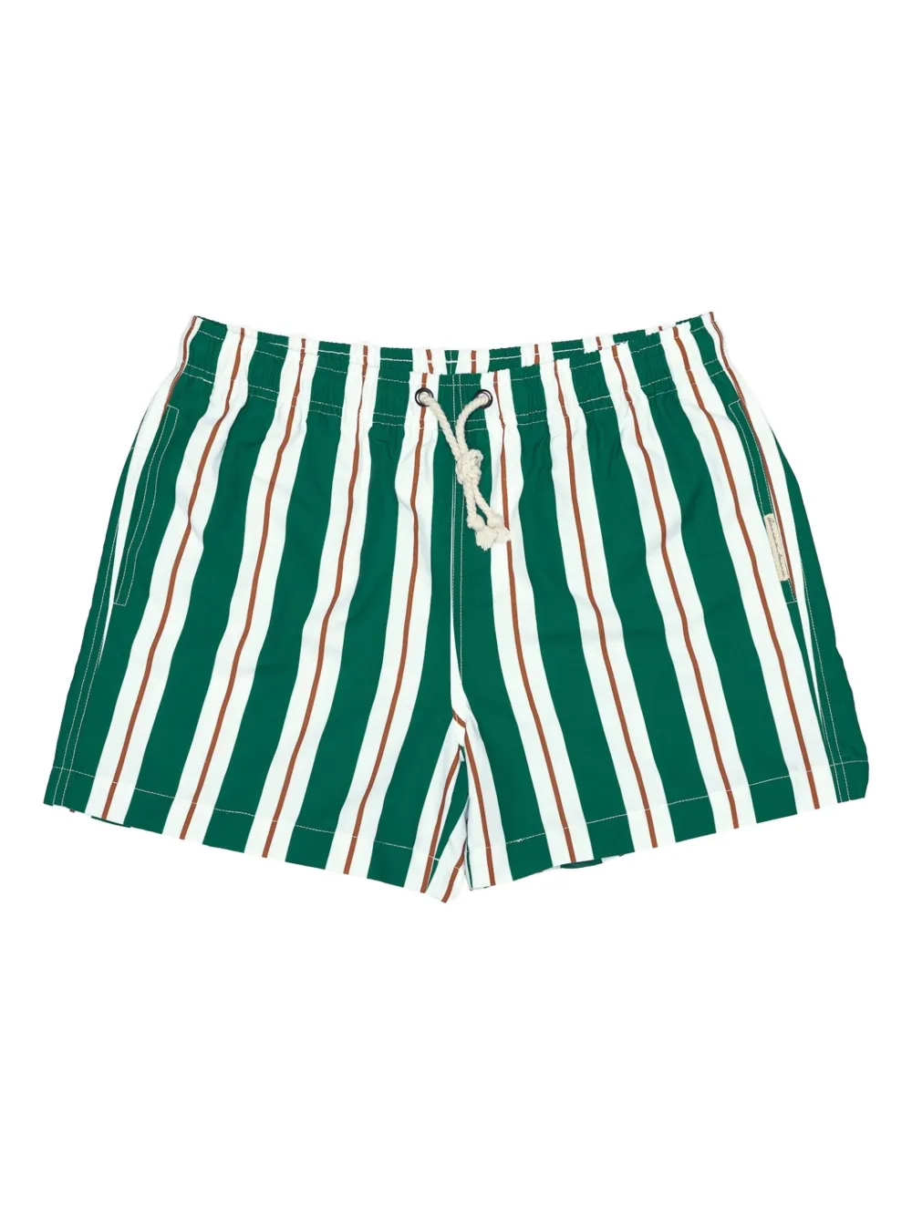GASSA D AMANTE Riccione striped swim shorts | Green | Image 1