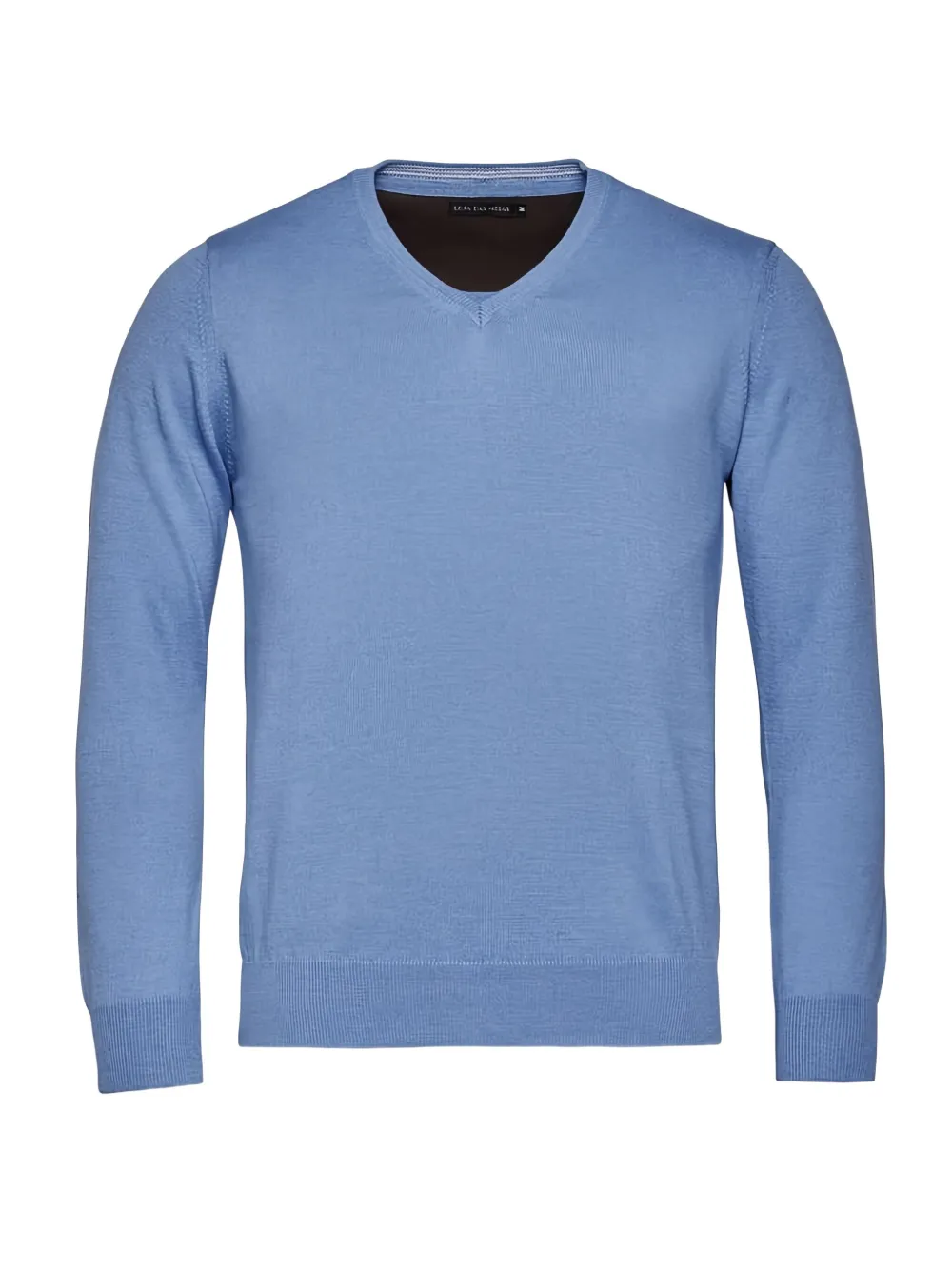 Loja Das Meias V-neck Sweater In Blue