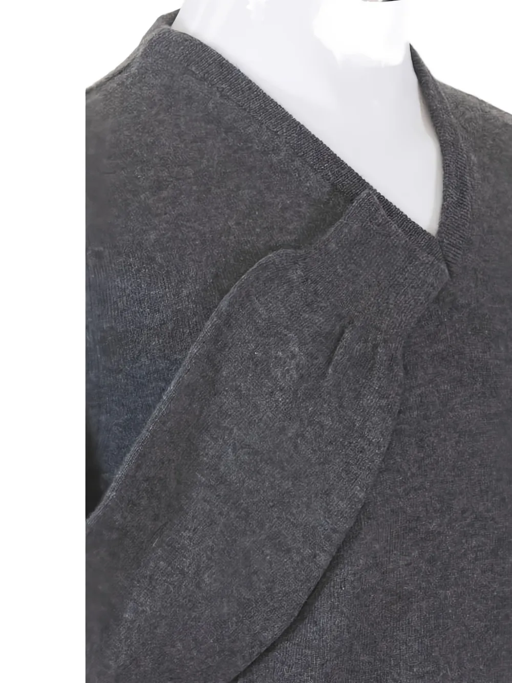 Loja Das Meias V-neck Sweater In Gray