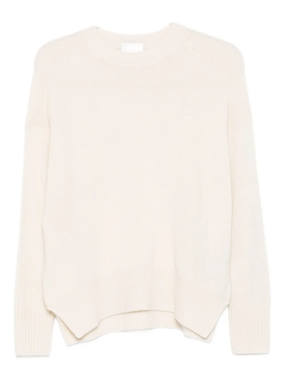 round-neck cashmere sweater