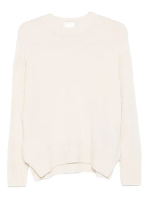 Allude round-neck cashmere sweater