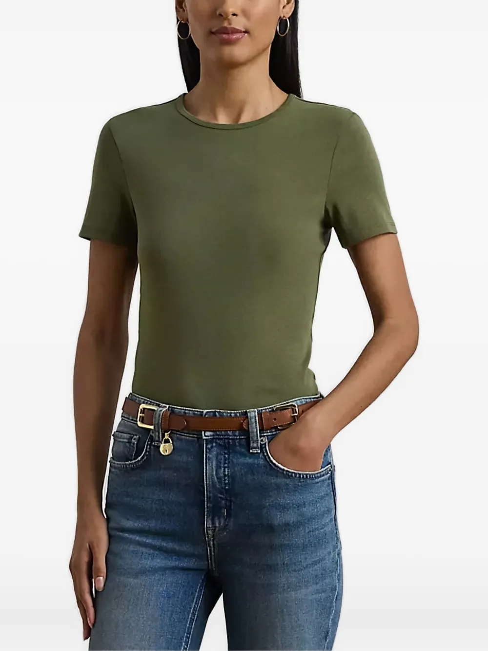 round-neck T-shirt