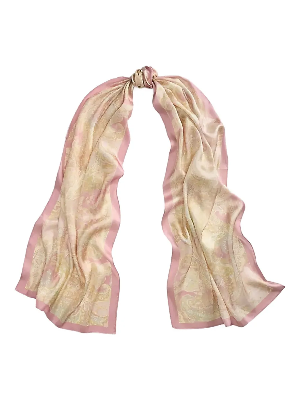 Lauren Ralph Lauren paisley-print silk scarf Roze