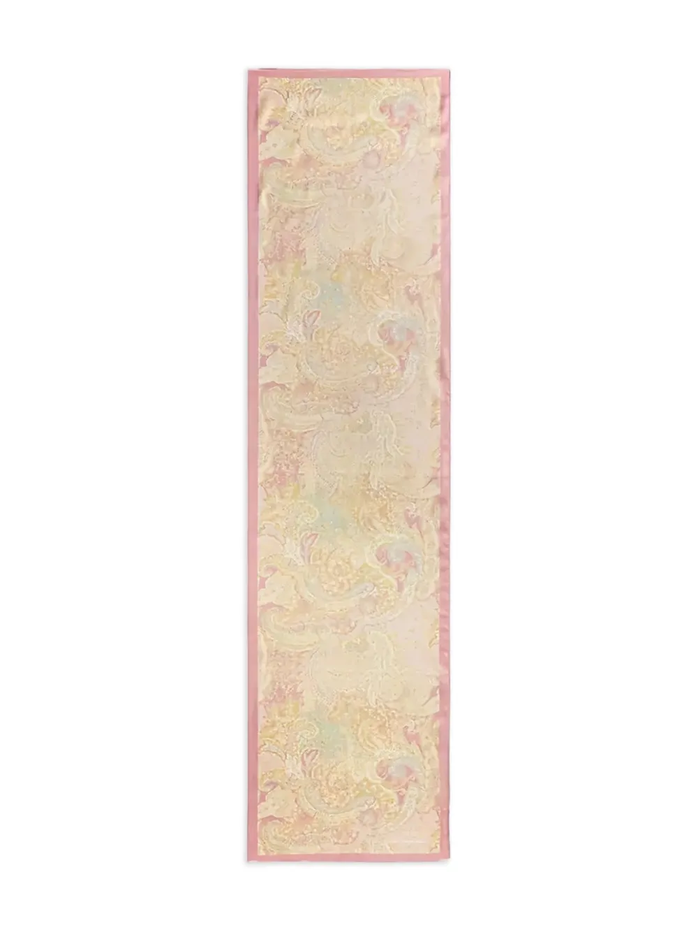 paisley-print silk scarf