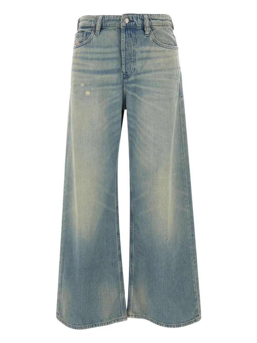 Diesel wide-leg jeans BLUE AND GREEN