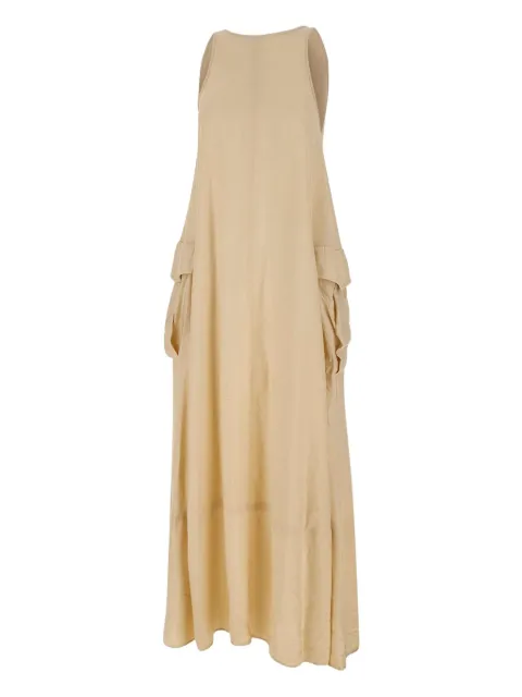 kaos pocketed sleeveless day dress