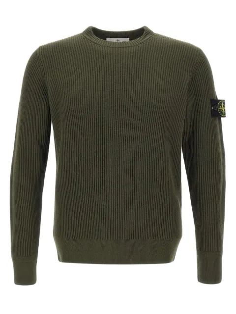 Stone Island 5100053 ribbed crew-neck sweater