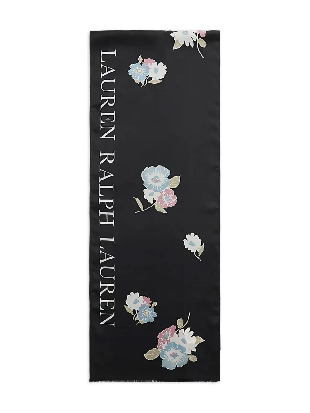 floral-print silk scarf