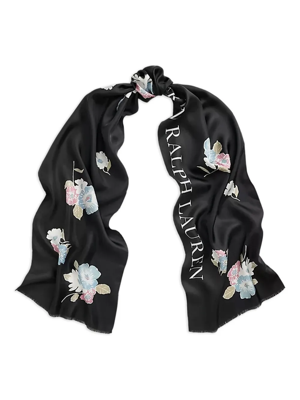 Lauren Ralph Lauren Sjaal met bloemenprint - Zwart
