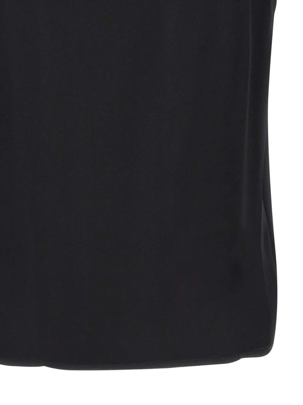 kaos Mouwloze blouse met gedrapeerde hals Zwart
