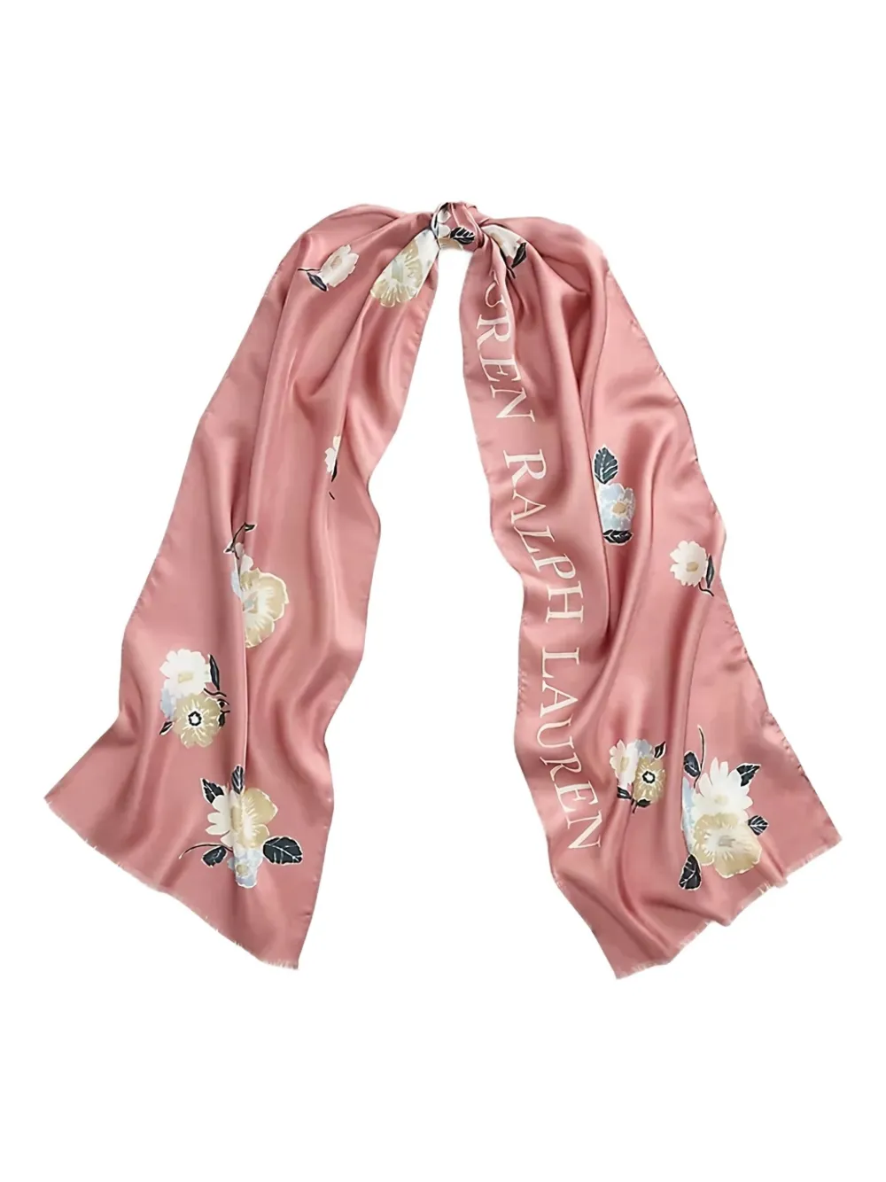 Lauren Ralph Lauren floral-print silk scarf Roze