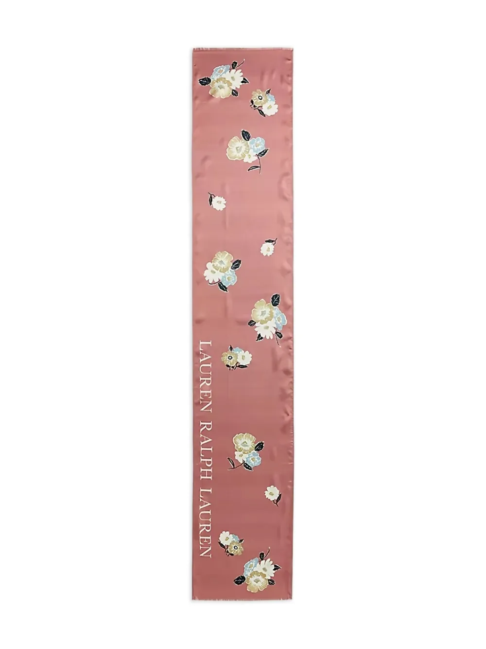 floral-print silk scarf