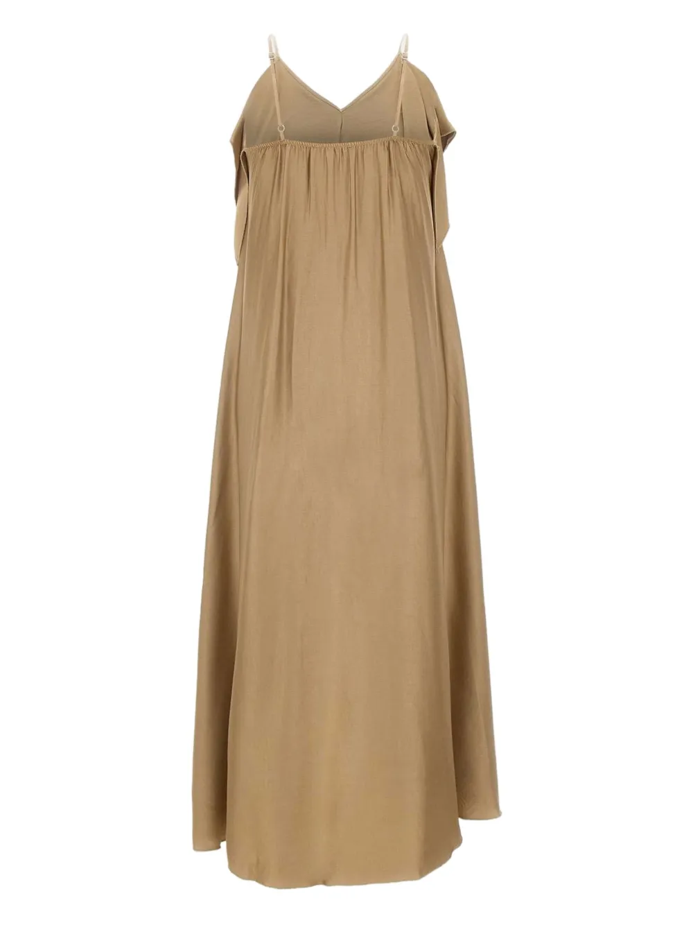 Kaos ruffle-detail V-neck dress - Beige