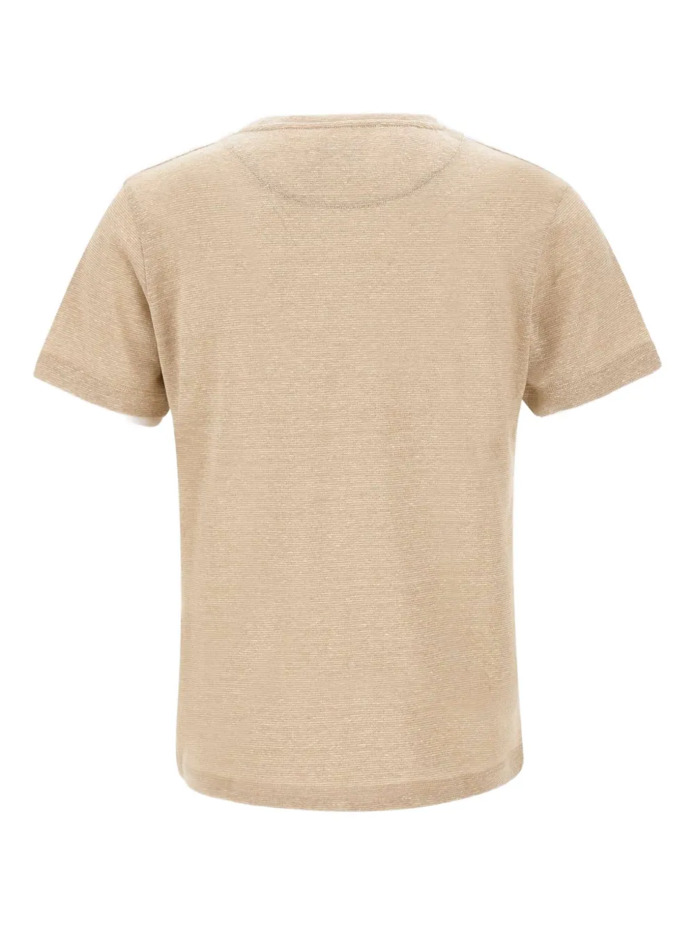 BOB T-shirt van linnen-katoenblend - Beige