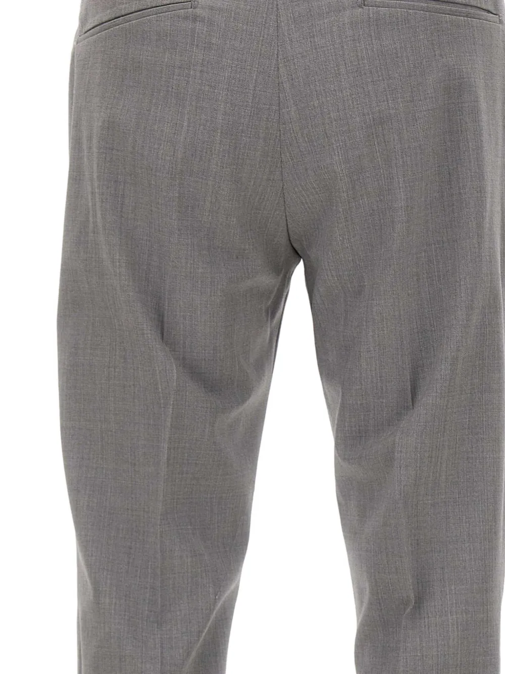 PT Torino pressed-crease tailored trousers Grijs