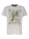 BOB gin tonic print T-shirt - White