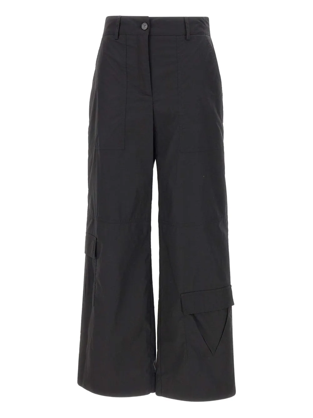 multi-pockets cargo straight trousers